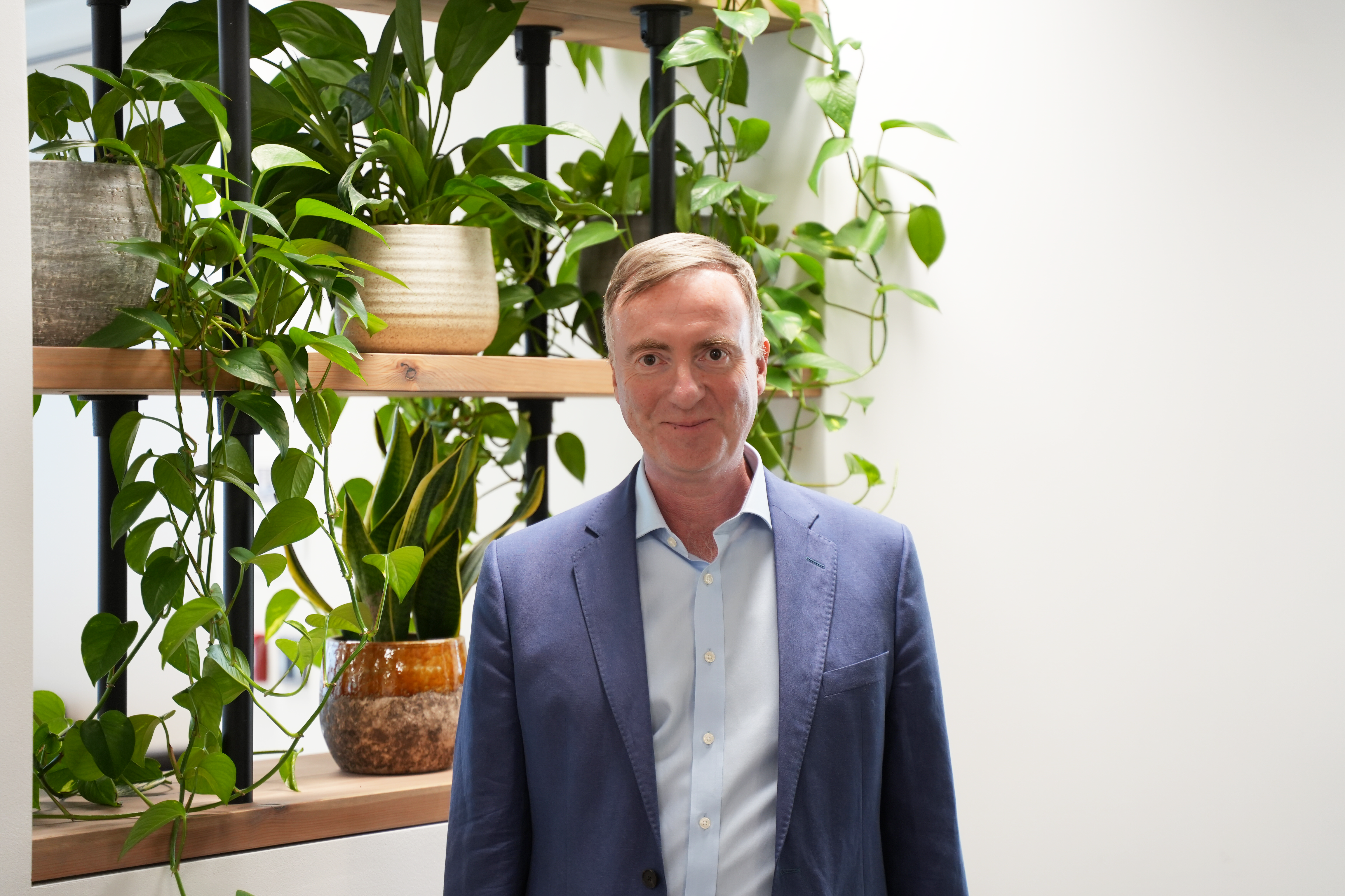 Michael Rea photo at the Carbon Trust office in London