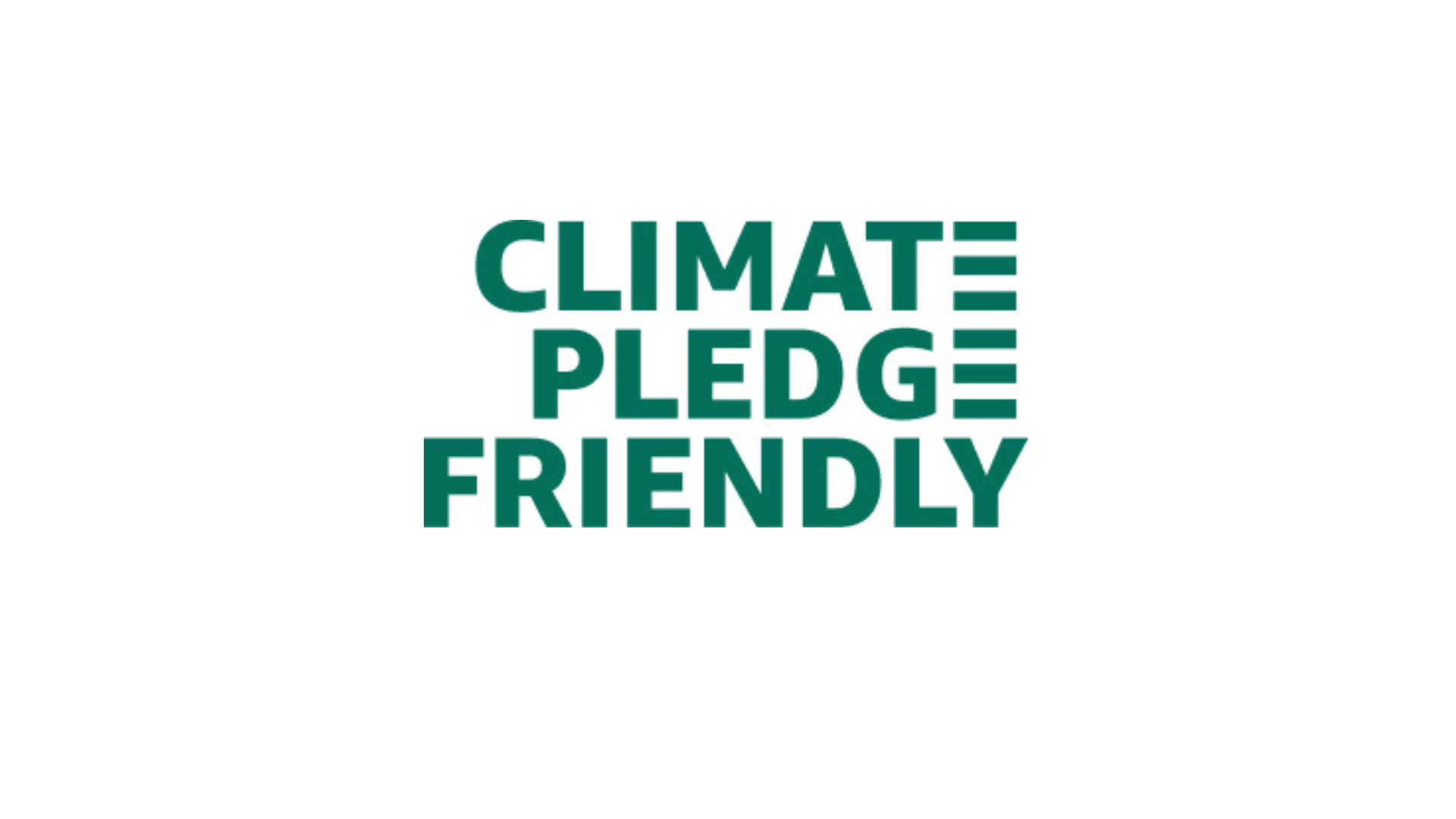 Climate pledge friendly logo