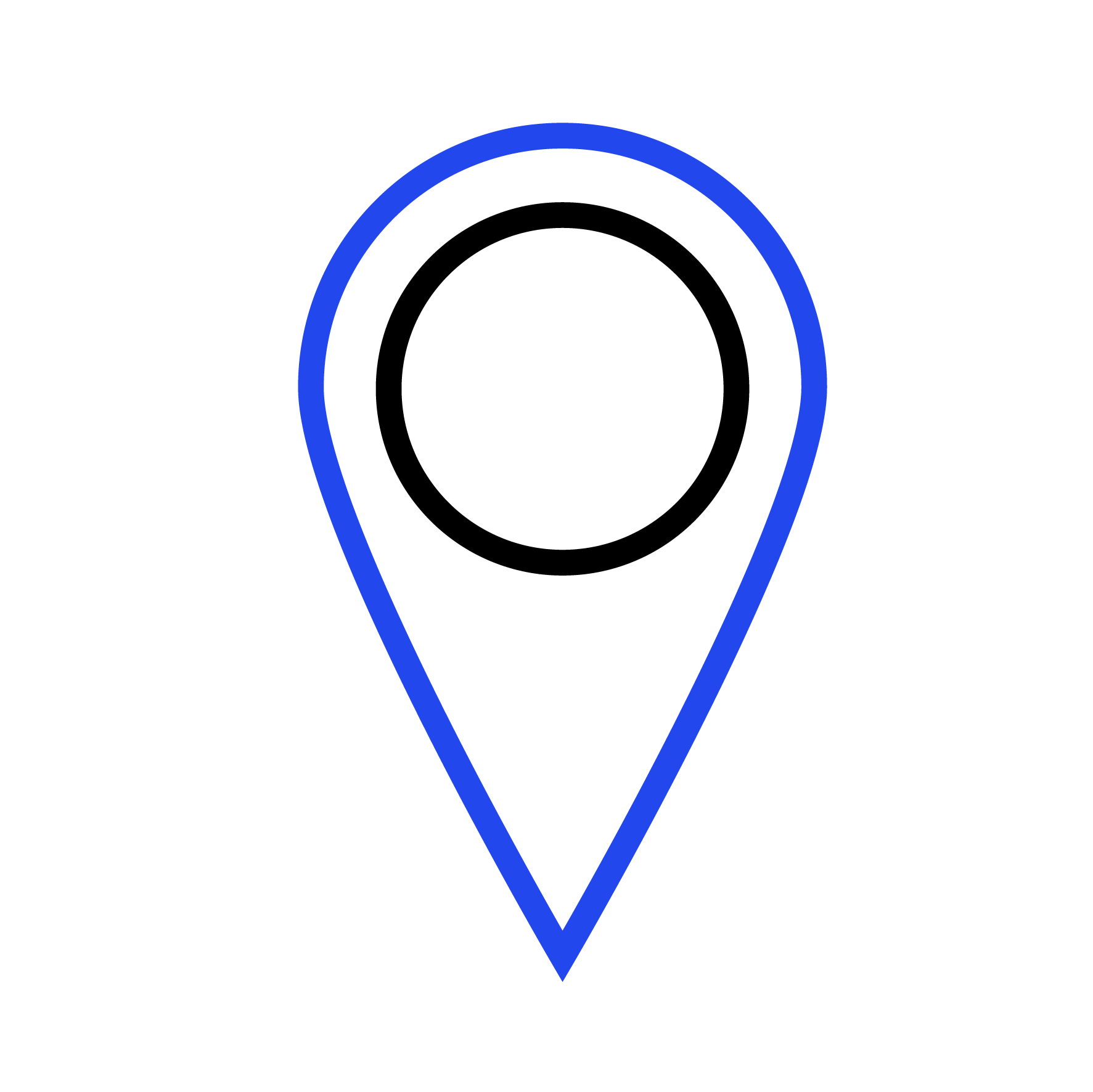 Location pinpoint symbol