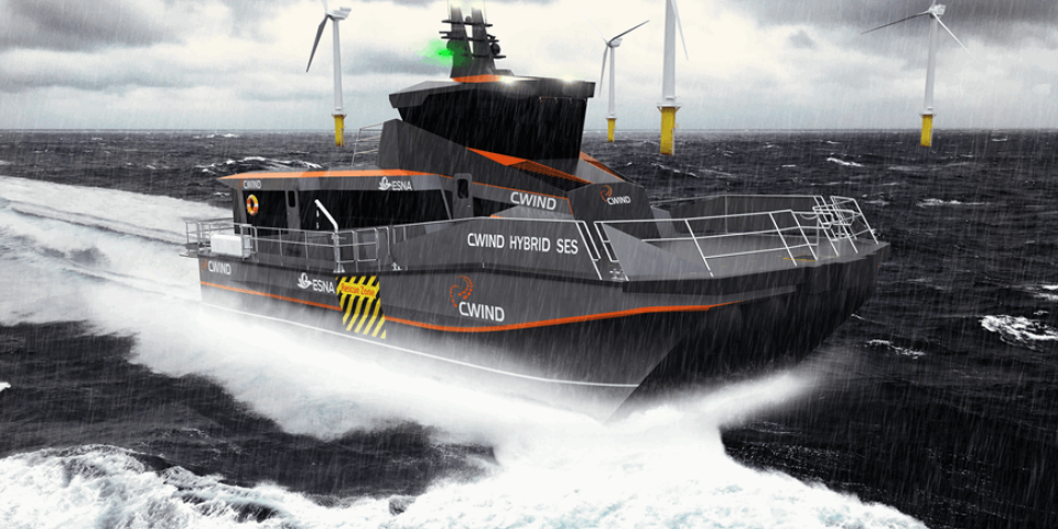 CWind Limited - hybrid diesel/electric Surface Effect Ship (SES) CTV