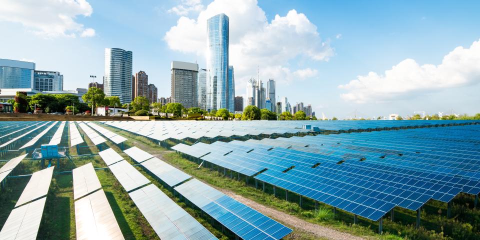 China city solar panels