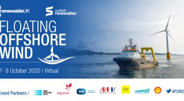 Banner reads: Floating Offshore Wind, 7-8 October 2020, Virtual