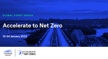 Accelerate to net zero event series