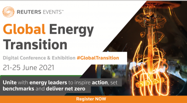 Global Energy Transition Digital conference and Exhibition - #GlobalTransition. 21-25 June 2021. Unite with energy leaders to inspire action, set benchmarks and deliver net zero. 