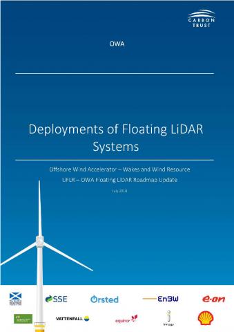 Deployments of floating lidar systems report cover