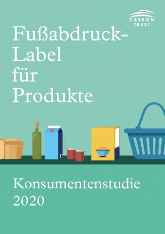 Fußabdruck Label für Produkte