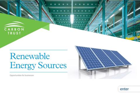 Renewable energy source guide cover