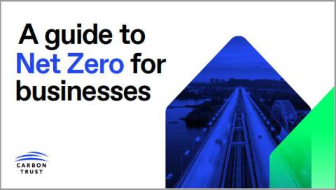 A guide to Net Zero for businesses - cover
