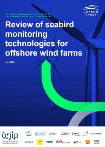 Seabird monitoring report cover