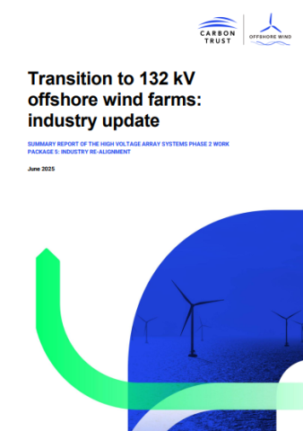Transition to 132 kV offshore wind farms