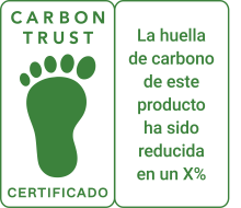 Certified label - Reduced by (Spanish)